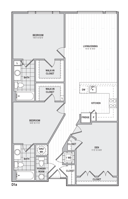 Floor Plan Image of Apartment Apt 554